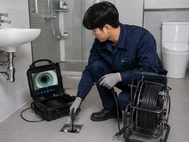 상동 하수구막힘 플렉스샤프트 작업